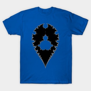 Inverted & Mandelbrot Monochrome T-Shirt